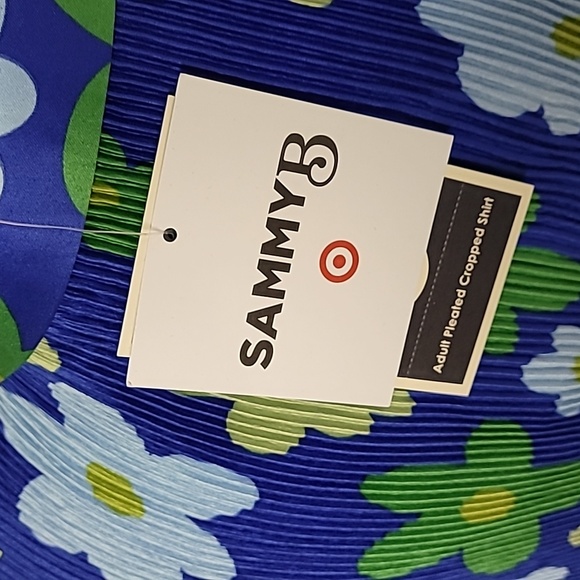 NWT 2X Women's Cropped Button-Down Shirt Target BHM Sammy B - Picture 8 of 13